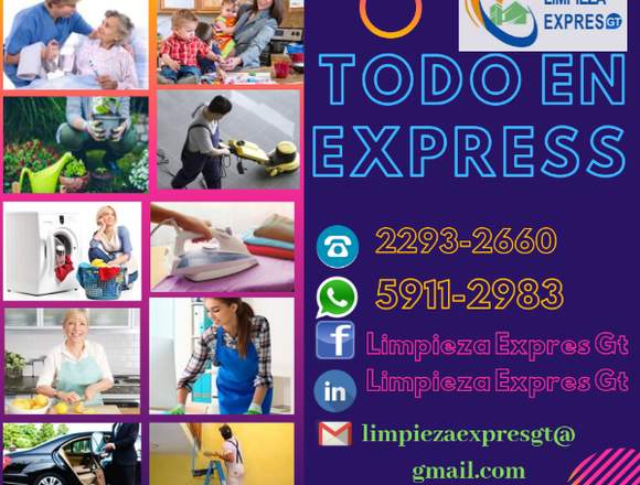 TODA CLASE DE SERVICIO EN EXPRESS