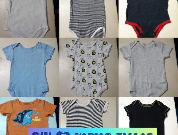 Ropa variada para bebés 