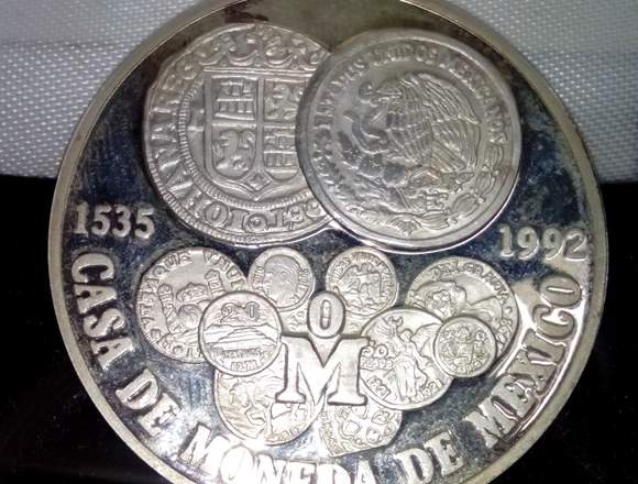 MONEDA PLATA CONMEMORATIVA  INDEPENDENCIA