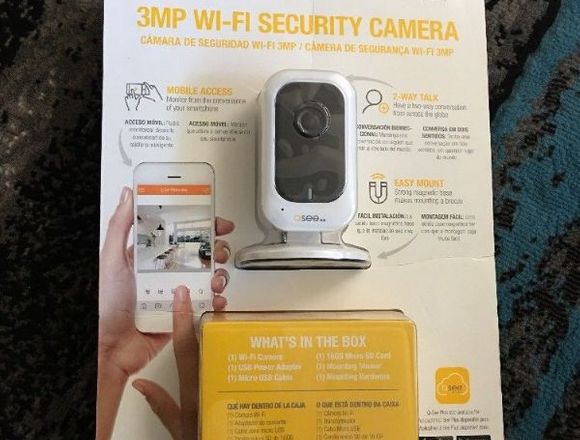 camara de seguridad HD Wi Fi 3 MP Qsee