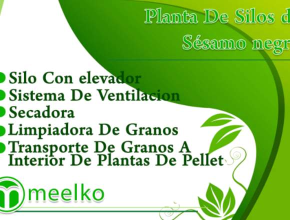 Meelko Planta De Silos de Sésamo negro