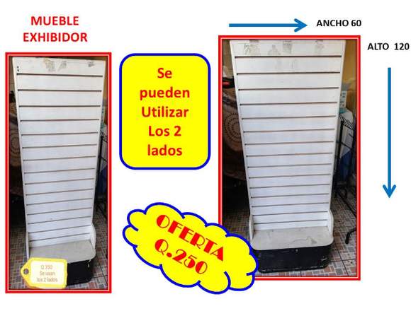 Vendo muebles para negocio