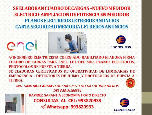 PLANO MEDIDOR ENEL LUZ DEL SUR