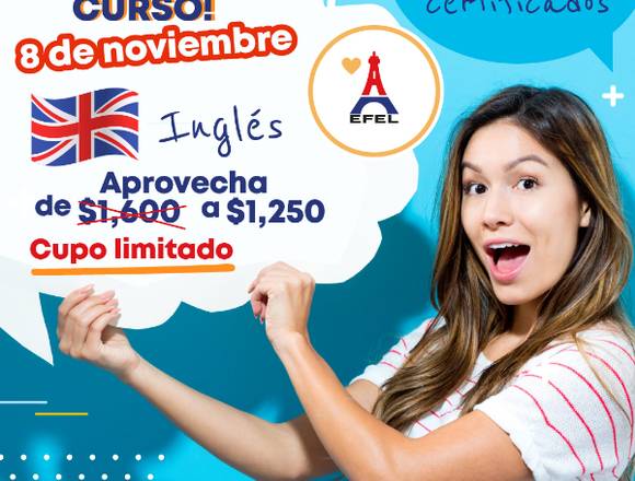 Cursos de francés, ingles e italiano online