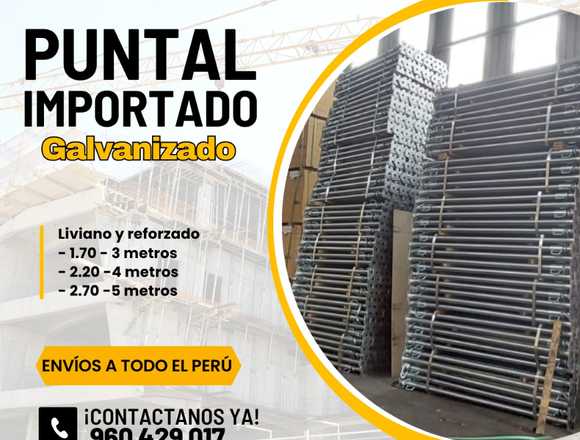 Puntal de 3m galvanizado - Peru 