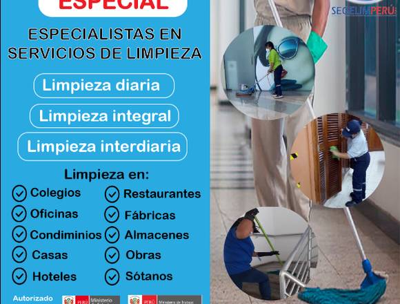 Servicios de limpieza