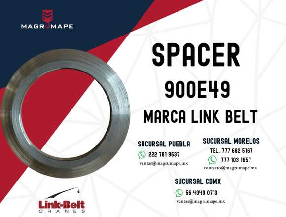 SPACER - 900E49 - MARCA LINK BELT