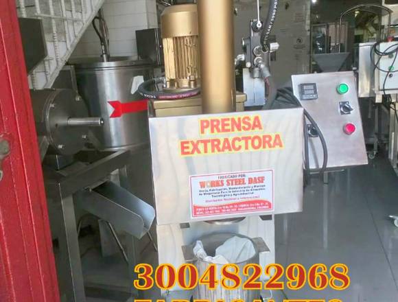 PRENSA EXTRACTORA DE MANTECA