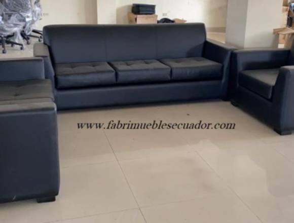 SILLONES EN L COLOR NEGRO