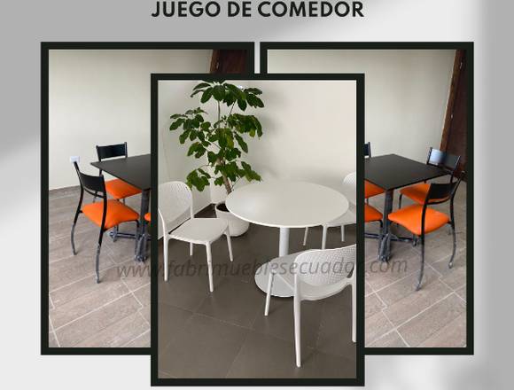 JUEGO DE COMEDOR VARIOS MODELOS 