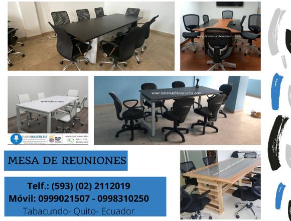 MESA DE REUNIONES.-  