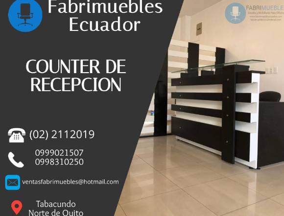 COUNTER DE RECEPCION