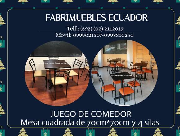 COMEDOR- JUEGO DE COMEDOR 