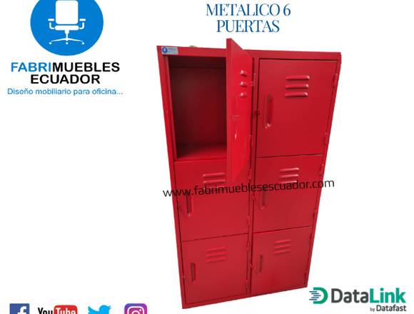 CASILLERO METALICO 6 PUERTAS