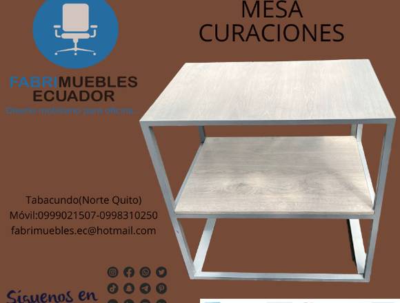 MESA DE CURACIONES- FABRIMUEBLES ECUADOR 