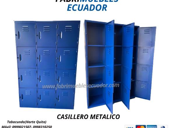 CASILLERO METALICO 12 PUERTAS 