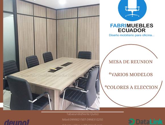 MESA DE REUNION VARIOS MODELOS 