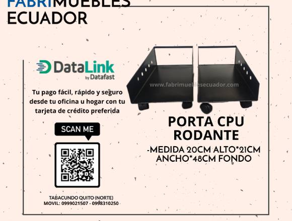 PORTA CPU METALICO RODANTE 