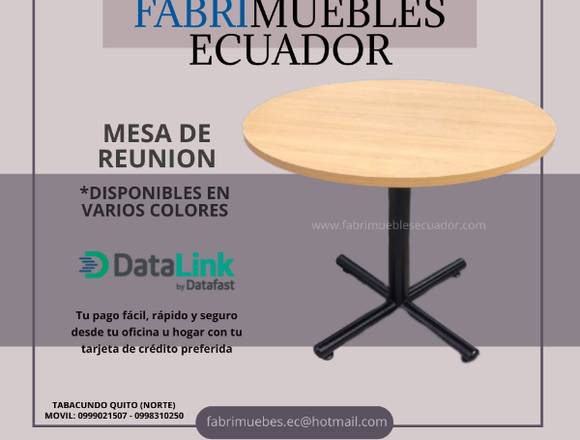 MESA DE REUNION REDONDA 