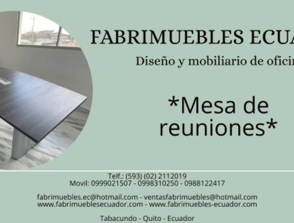 MESA DE REUNIONES.- 