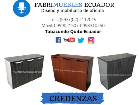 CREDENZA DE 3 PUERTAS 