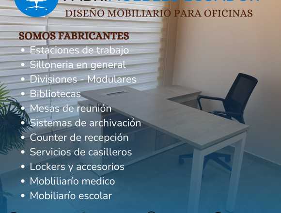 Mobiliario de oficina - fabricantes directos