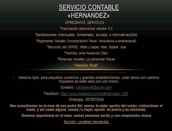 SERVICIO Y ASESORIA CONTABLE