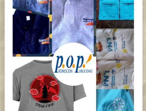 CAMISAS PERSONALIZADAS/sublimado y bordadas