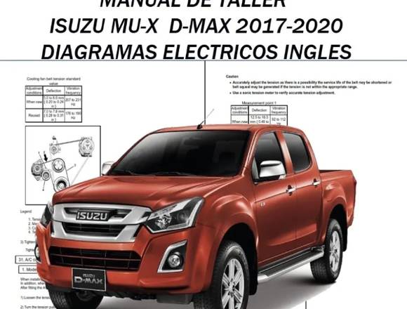 Manual De Taller Isuzu Mu-x - D-max 2017 - 2020 