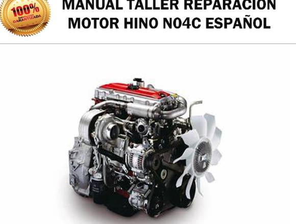 Manual Taller Reparacion Motor Hino N04c Español