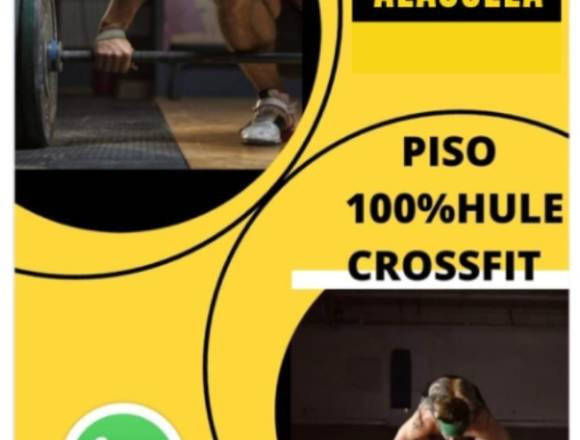 PISOS DE HULE PARA GIMNASIOS Y CROSSFIT 