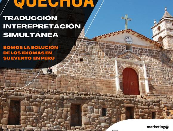 Traducción QUECHUA en LIMA/ AYACUCHO / Perú 