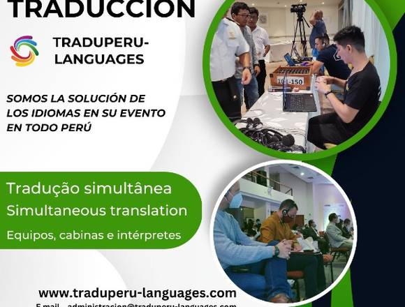 Simultaneous translation / In Lima Perú 