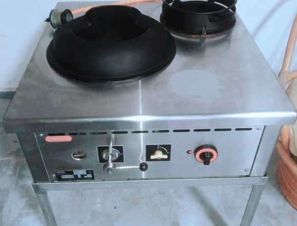 Cocina asiática de Gas acero inox. Nayati Wok 