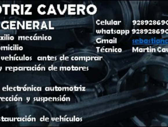 Taller automotriz y auxilio mecanico