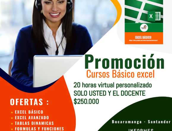 CLASES VIRTUALES PERSONALIZADAS EN EXCEL