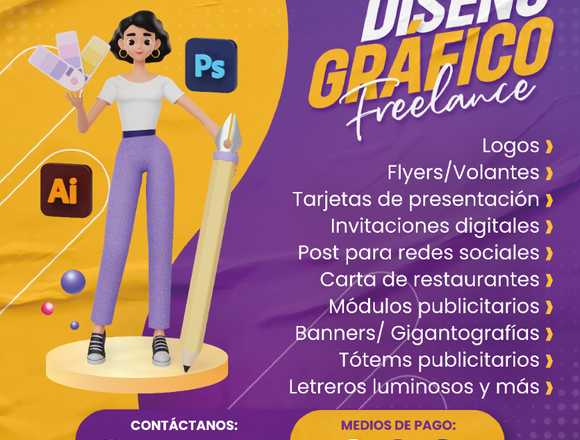 DISEÑO GRÁFICO (LOGOS, FLYERS, TARJETAS, ETC)