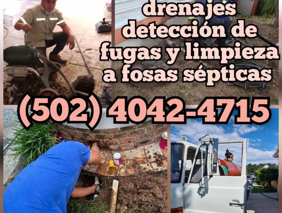 Destape con máquina / tuberías fosas sépticas