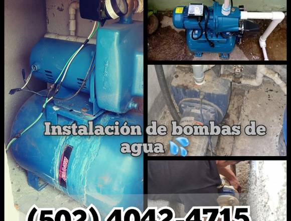 Bombas de agua - reparaciones - GUATEMALA 