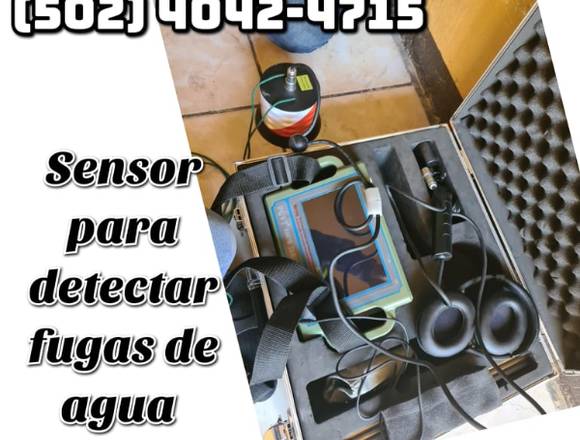 Sensor con el que detectamos fugas subterráneas 