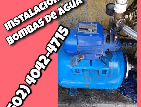 Plomero BOMBAS de AGUA instalaciones MIXCO GT