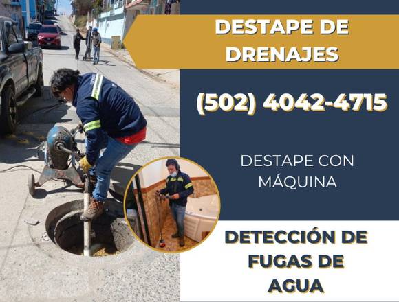 DESTAPE DE DRENAJES / EXTRACCION DE LODOS OR