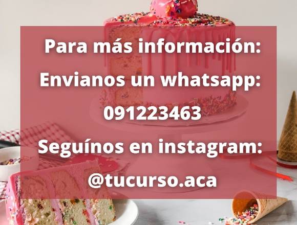 Curso de Reposteria y pasteleria 