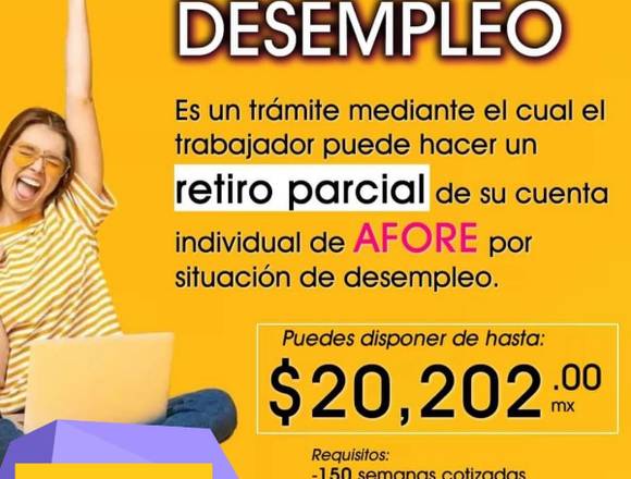 Retiro de tu afore por desempleo