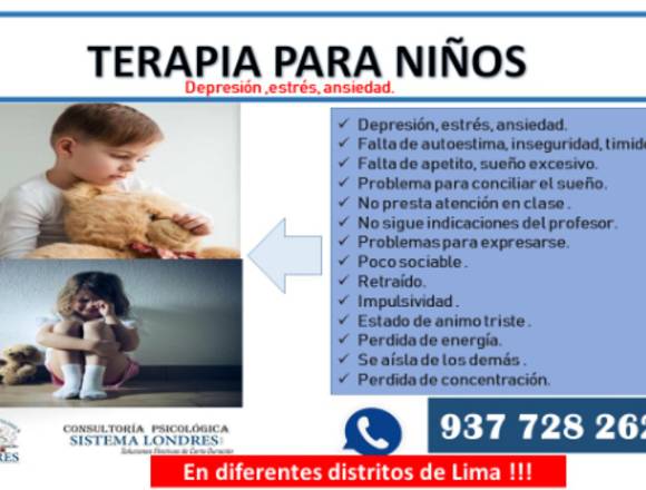 TERAPIA  PARA   NIÑOS 