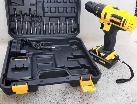 ✅Taladro/atornillador DEWALT 24V inalámbrico