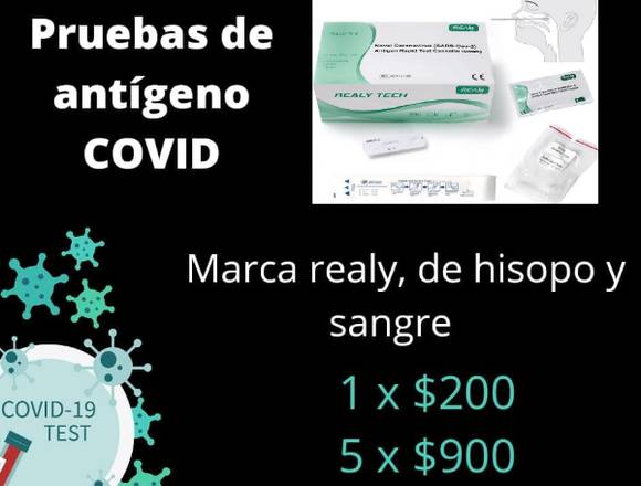 Prueba rapida de antigeno Covid 19