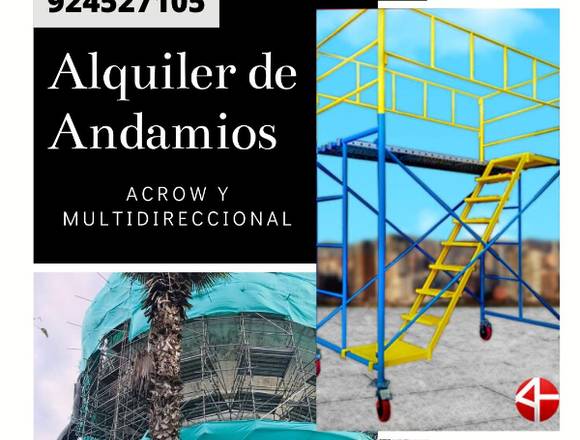 Alquiler andamios certificados 