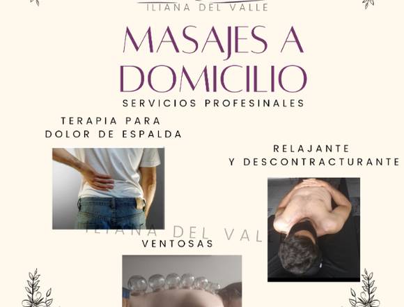 Masajes a domicilio 