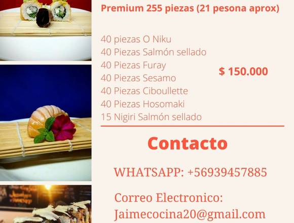 Servicios de Sushi a Domicilio